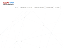 Tablet Screenshot of genpak.net